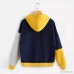 Girls Hoodie WuyiMC Womens Hoodie Sweatshirt Color Block Long Sleeve Jumper Hooded Pullover Tops Blouse - B07G98HNYD